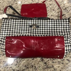Houndstooth purse